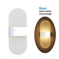 thumbnail image 1 of AC 85-265V 6W Aplique de pared moderno Up Down Lámpara Acrílico LED Luces montadas en la pared Interior, 1 of 8