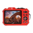 thumbnail image 3 of KODAK PIXPRO WPZ2 Rugged Waterproof Shockproof Dustproof WiFi Digital Vlogging Camera 16MP (Red) Bundle With 32GB Memory Card + Vlogger Tripod + Bag + Cleaning Kit + More Accessories, 3 of 6