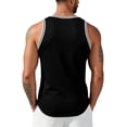 thumbnail image 5 of Resicozy Sleeveless Tank Tops Mens Casual Workout Gym T Shirts Sport Athletic Solid Color Tanks Black M, 5 of 7