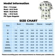 thumbnail image 2 of Men's Short Sleeve V-Neck Print Chest Pocket Top5XL, 2 of 3
