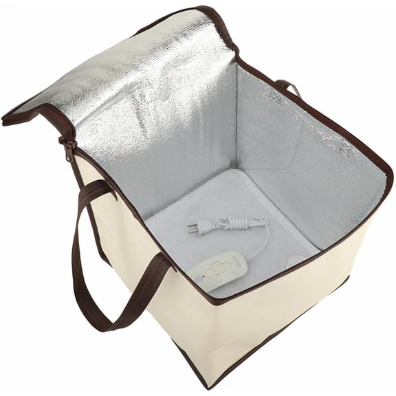 Dough Proofer Sourdough Warmer, Portable Adjustable Bread Making Proofing Box with Warming Mat for Yogurt Pastry Cheese Tempeh- 3 Levels of Temperature Control, 20L