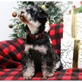 thumbnail image 4 of Collar para Perro Estilo Único Patitas Navidad Cuadros Rojos y Negros, 4 of 6