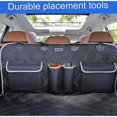 thumbnail image 2 of Universal Dog Car Trunk Protector, 2 Large Pockets, Waterproof & Non-Slip, 185 x 105 cm Trunk Cover for Most Cars, Gray, 2 of 5