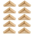 thumbnail image 4 of HOMEMAXS 10Pcs Angle Brackets Metal Corner Brace Bed Supports Corner Brackets Replacements for Repair, 4 of 8