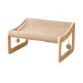 thumbnail image 1 of ziyahi Housse de Coussin en Fourrure pour Chat Housse de Coussin Petite Housse de Coussin en Fourrure pour Intérieur Inclinable Table Kaki Lit pour Chat en Sisal, 1 of 6