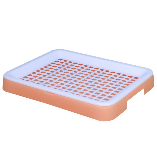 HIABIO Rabbit Litter Box with Grate Guinea Pig Litter Pan for Cage