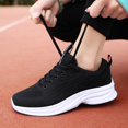 thumbnail image 2 of Vedolay Platform Sneakers Women's Fashion Sneakers Platform Round Toe Slip-on Comfort Casual Shoes,White 8, 2 of 4