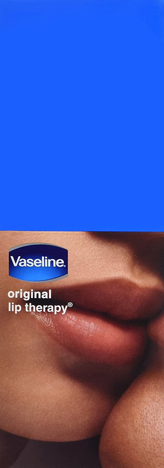 Vaseline Lip Therapy Original 0.25 Ounce Jar, 0.25 Ounce (Pack of 8)
