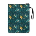 thumbnail image 2 of HELLHERO Polyester Fabric Tote Bags for Teachers Reusable with Decorative Design Carrying Book Case Book Cover Carrying Case for Textbooks Hedgehog Forest, 2 of 8