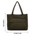 thumbnail image 3 of Bolsa Tote de Mujer Ligera con Gran Capacidad, Nylon Repelente al Agua, Estilo de Hombro y Mano, Múltiples Bolsillos para Trabajo, Escuela y Uso Diario, 3 of 8