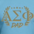 thumbnail image 3 of CafePress - Alpha Sigma Phi Greek Dad Gold T Shirt - Fitted T-Shirt, Vintage Fit Soft Cotton Tee, 3 of 4