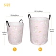 thumbnail image 3 of Honeii Rainboe And Rabbit Print Laundry Hamper Basket,Baby Nursery Woven Storage Basket for Toys Bin,Pillows,Blankets,Clothes-, 3 of 6