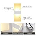 thumbnail image 6 of Modern LED Wall Lighting Up Down Cube Indoor Outdoor Bedroom Sconce Lamp Fixture, 6 of 7