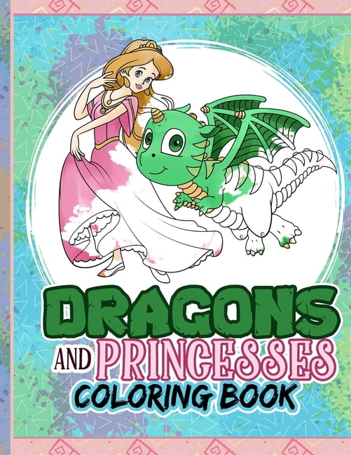 100% Recycled Paper Princess & Dinosaurs Carry Colouring Activity Book 