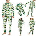 thumbnail image 4 of Onlypjs Family Matching Christmas Pajamas Set – Festive Christmas Tree Print Holiday Sleepwear for Women, Men – Cozy Long Sleeve Top & Pants, 4 of 8