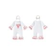 thumbnail image 2 of BemeyourBBs Baby Girl Christmas Outfit Bow Letter Long Sleeve Romper Headband, 2 of 9