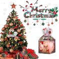 thumbnail image 4 of Iumwxz 5pcs Clear Candy Apple Boxes with Cute Pattern,Christmas Eve Safe Fruit Box Christmas Gift Box Candy Box Christmas Gift for Xmas Decorations Candy Apple Kit 3.34x3.34in, 4 of 5
