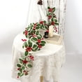 thumbnail image 6 of TanSiDing 1pcs Christmas Berry Garland Artificial Vines with Red Berries for Holiday Home Decor Fireplace Mantel Table Centerpiece Wedding Party, 6 of 8