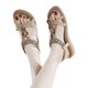 thumbnail image 1 of Sandalias Bohemias Planas para Mujer Tobillo Elástico Cómodo Viajes Al Aire Libre, 1 of 9