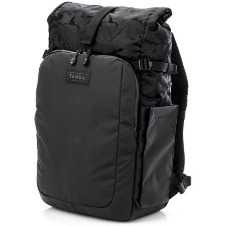 UPC: 0816779023351 | Tenba Fulton v2 14L All Weather Backpack for Mirrorless and DSLR cameras and lenses – Black/Black Camo (637-735)