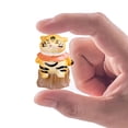 thumbnail image 3 of GROWTH TANK Novelty Small Tiger Figurine Resin Crafts Model for Tabletop Home Office Collection C, 3 of 8