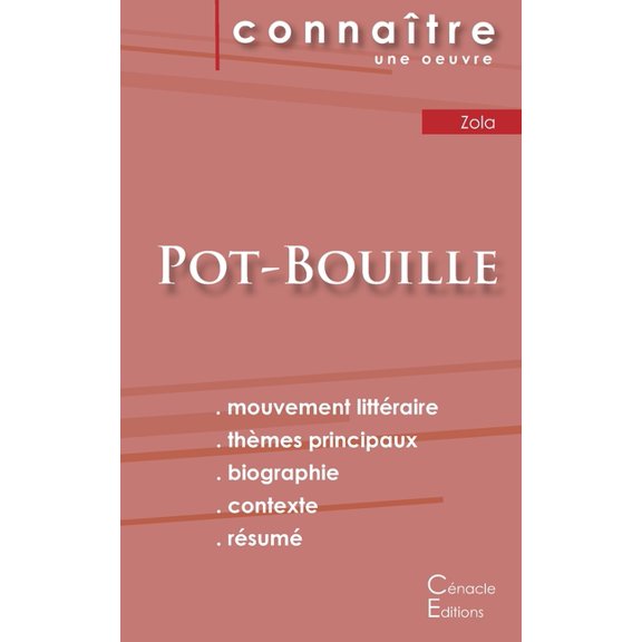 Fiche de lecture Pot-Bouille de Ãmile Zola (Analyse littéraire de référence et résumé complet), (Paperback)