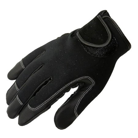 Cold Weather Neoprene 2 Slits Full Finger Gloves Fishing Windproof