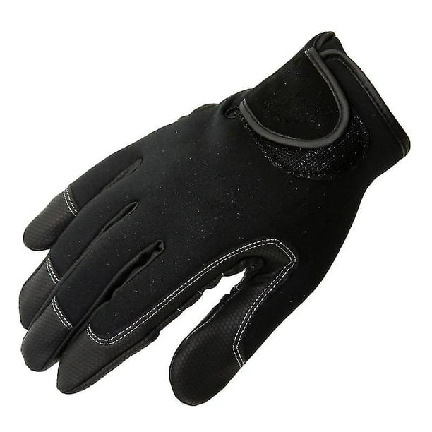Neoprene Fishing Gloves 2 Slits Full Finger Shooting Hiking Jigging  Waterproof Winter 