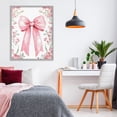 thumbnail image 2 of Stupell Industries Floral Bouquet Pink Bow Gray Framed Giclee Art, design by Creative Studio, 30 x 24, 2 of 8