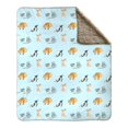 thumbnail image 3 of Cats Sherpa Blanket - (Blue), 3 of 4