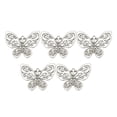thumbnail image 2 of 50x encantadores dijes de mariposa colgantes mariposa DIY accesorios de joyería de aleación para collar manualidades pulsera su aniversario , estilo A, 2 of 8