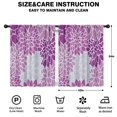 thumbnail image 2 of Blackout Kids Curtains,Purple Floral and Petal Pattern Childrens Insulated Curtains Set Of 2,Bedroom Essentials,Toddler Room Decor 42x54in(106x137cm), 2 of 5