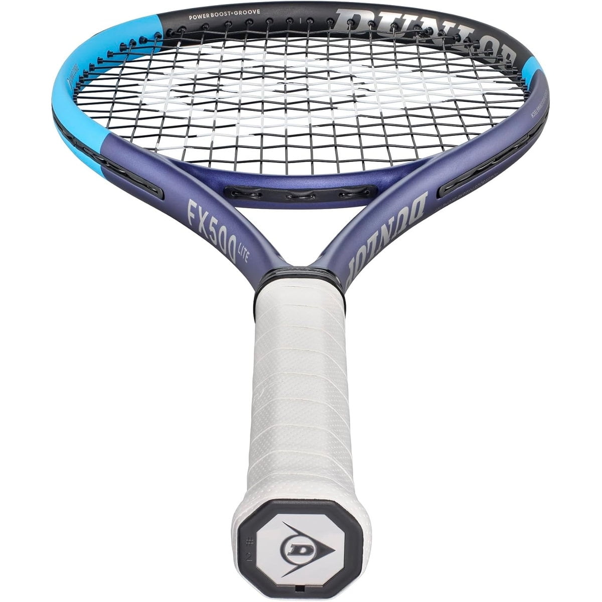 Dunlop FX500 Lite Power Tennis Racquet, Blue/Purple (4" Grip)