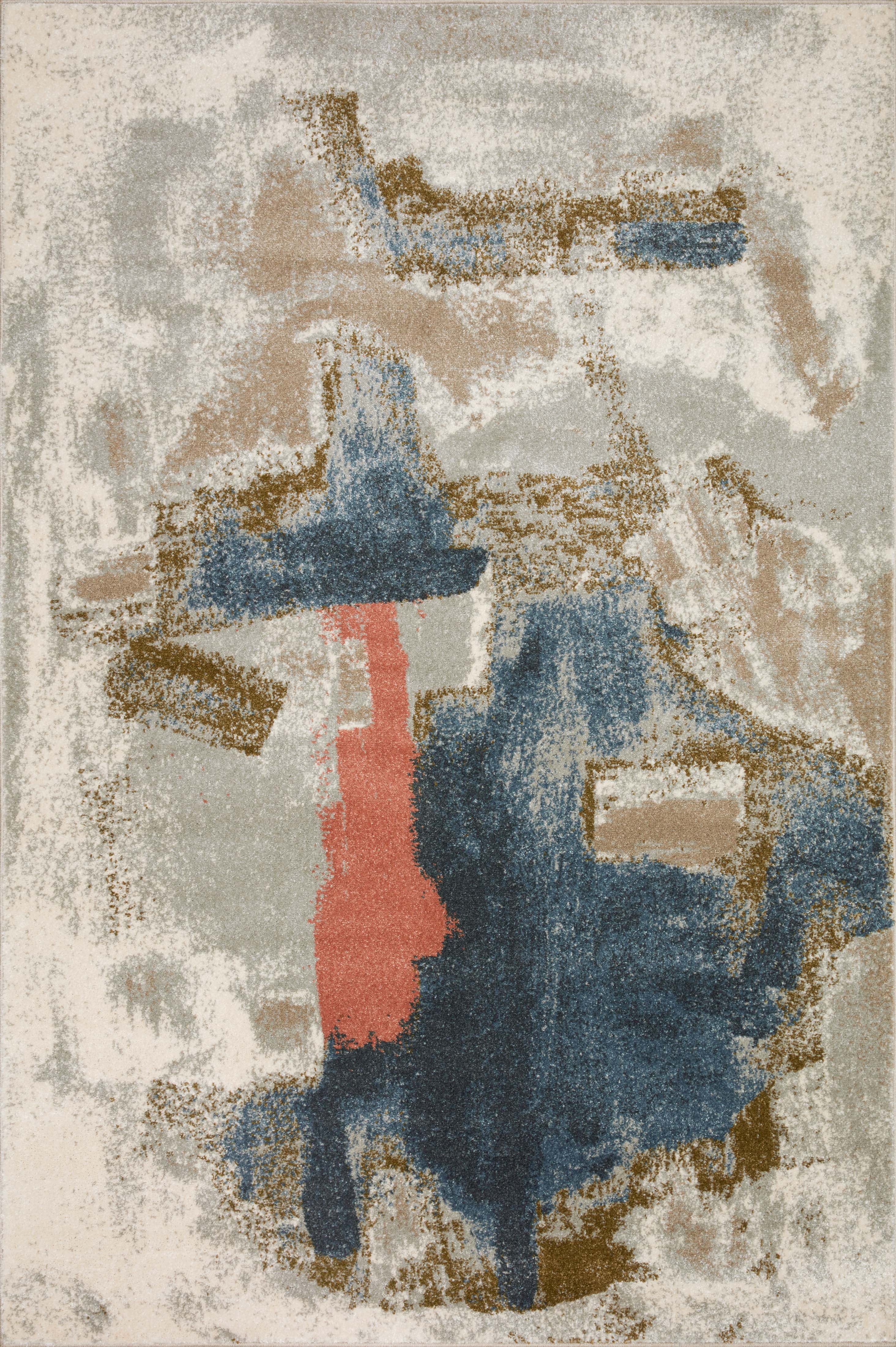 Loloi Spirit SPI-05 Abstract Stone / Multi Area Rug 7'-10" x 10'