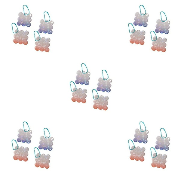 Naiovety 4 Uds. Llavero en blanco de doble cara, llavero ligero, soporte de acrílico transparente, accesorio para llaves, teléfono móvil Type2 NO2