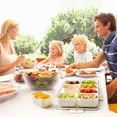 thumbnail image 7 of Snackle Box Container Divided Serving Tray 8 Compartments Lid Handle Portable Snack Platter, 7 of 7