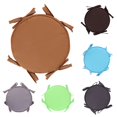 thumbnail image 4 of PENGXIANG Coussin Circulaire Confortable Antidérapant Doux pour Chaise, 4 of 10