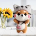 thumbnail image 4 of Non Finished DIY Dog Doll Wool Felting Handmade Craft Poked Needle Handcraft Material Set,Wool Felt Handmade Materials, 4 of 8
