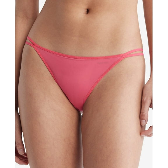 Calvin Klein Sheer Marquisette Strappy Tanga