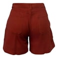 thumbnail image 3 of Denim Shorts Women Summer Casual Straight Fit Stretchy Jean Shorts with Pockets Fashion Clothing, 3 of 8