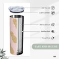 thumbnail image 6 of PAYOHTO gold pineapples on polka 20 Oz Stainless Steel Mug Tumblers Cup for Men Women Insulated Slim Thin Travel Tumbler, 6 of 7