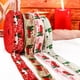 thumbnail image 4 of Matsuzay 1 rollo de cinta navideña para fiesta, Año Nuevo, decoración de árbol de Navidad, regalos impresos brillantes, embalaje DIY, cinta Kits de decoración para fiestas Rojo, 4 of 6