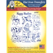 Aunt Martha's Happy Hoofers 3892 iron on embroidery pattern