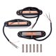 thumbnail image 5 of Wosthever Juego de 3 pastillas de guitarra popular, puente de cuerdas de bajo eléctrico, piezas de repuesto para instrumentos musicales, Kit de Accesorios para instrumentos musicales, 5 of 6