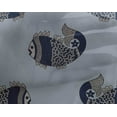 thumbnail image 4 of oneOone Georgette Viscose Fabric Fish Block Print Fabric By The Yard 42 Inch Wide, 4 of 4