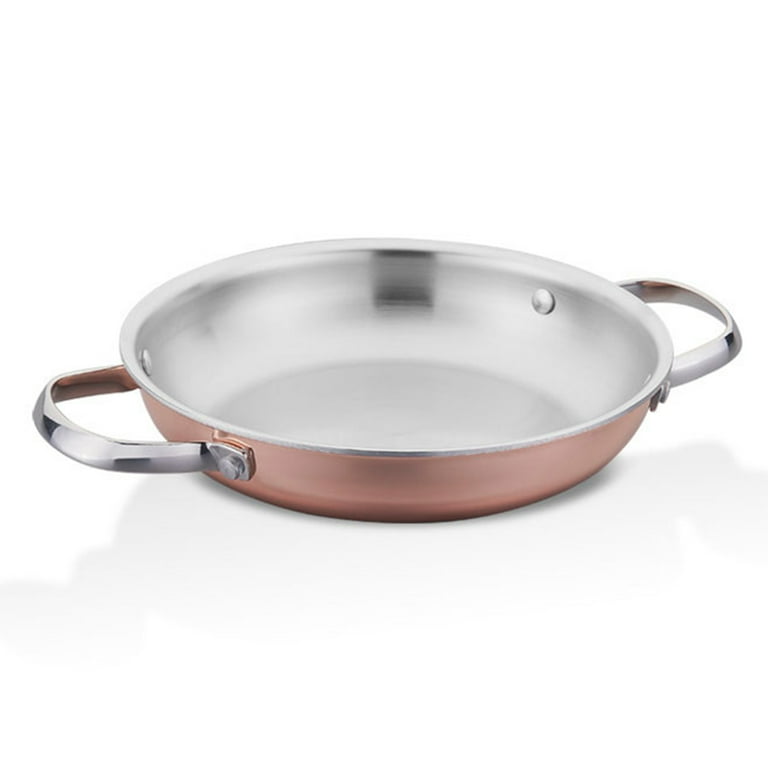 Stainless Steel Frying Pan 2 Handles Nonstick Skillet - Temu