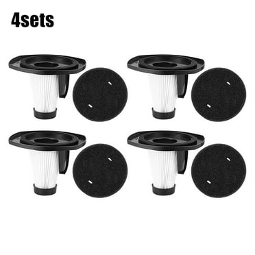 Replacement 4 Filter & 4 Sponge for MOOSOO LT450 Vacuum Cleaner