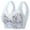 Blue, variant on Fashion Women's Lace Solid Color Underwire Bra, Lift and Gathering Support for Everyday Sophistication, Siren Look with Comfortable Shaping for Larger Cups