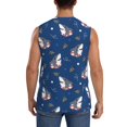 thumbnail image 4 of Balery Cute Shark Camisetas sin mangas para hombre, absorbe la humedad y protege contra el mal olor.-X-Large, 4 of 7