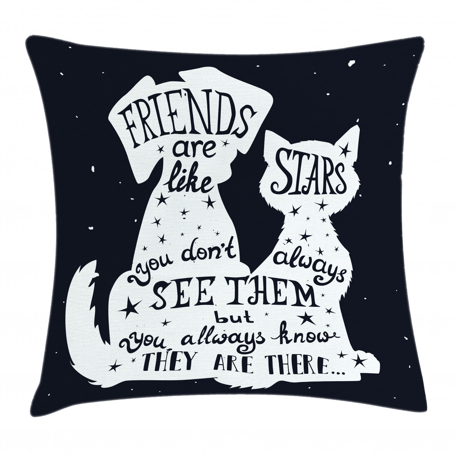 StarsDesigns Tees Every Cat Season Throw Pillow Multicolor 16x16
